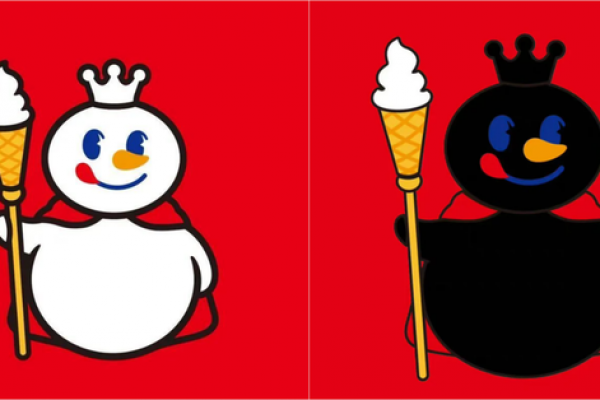 #蜜雪冰城黑化#上热搜，“雪王”商标能随便换颜色吗？